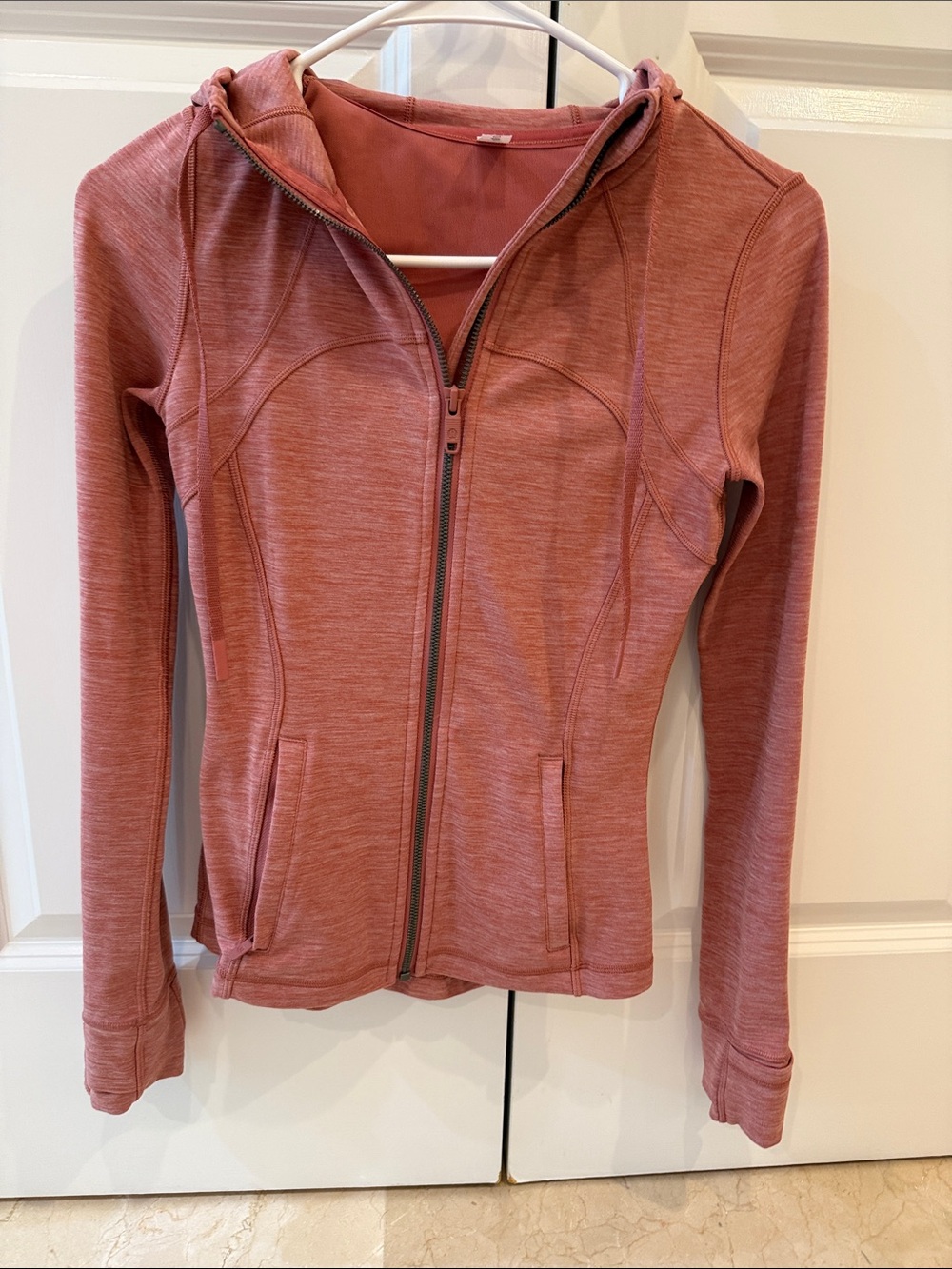 lululemon athletica Heathered Rose Full-Zip Hooded Jacket